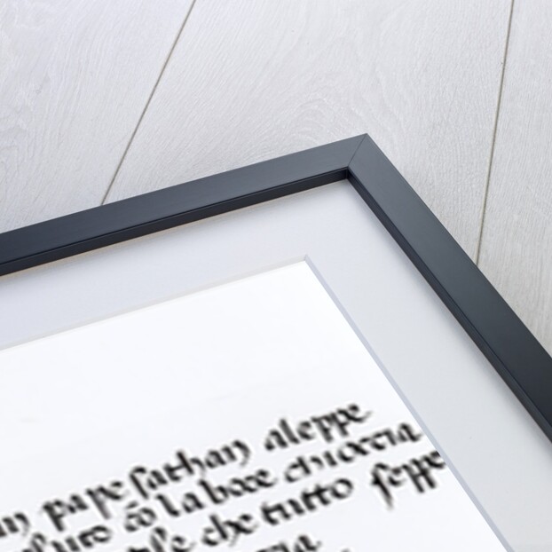 Fragment of Dante's 'Divina Commedia' by Italian School