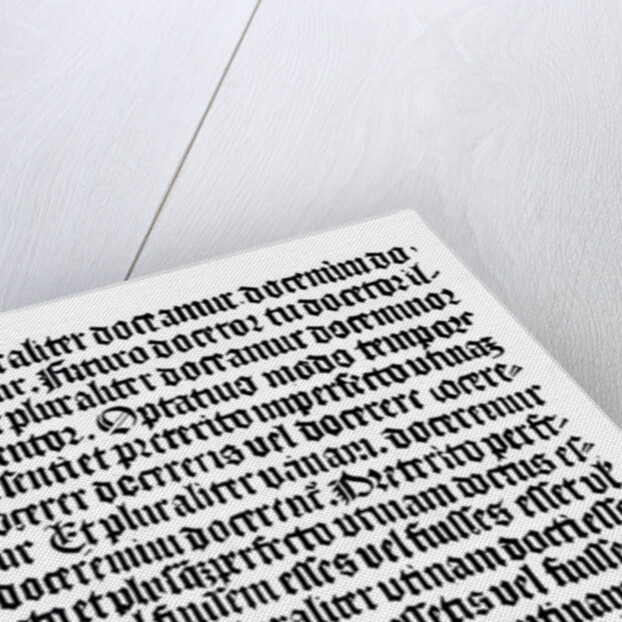 A page of the 'Grammaire Latine', by Aelius Donatus by German School