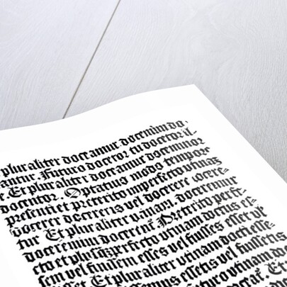 A page of the 'Grammaire Latine', by Aelius Donatus by German School