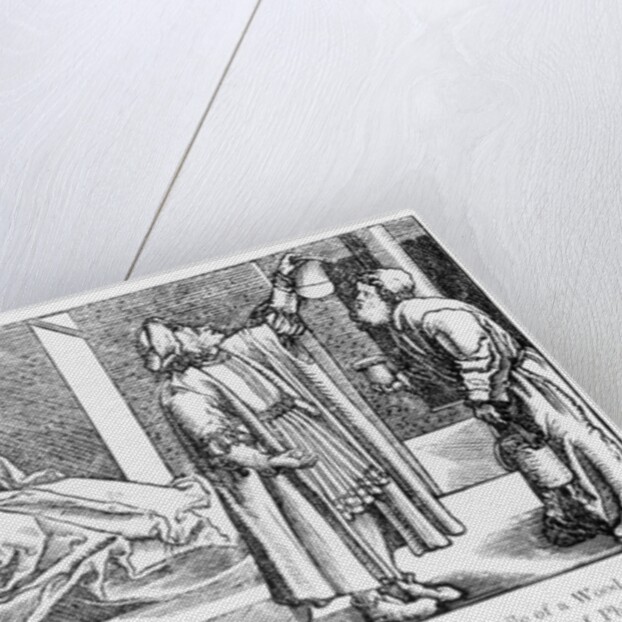 Cure through the Intercession of a Healing Saint by German School