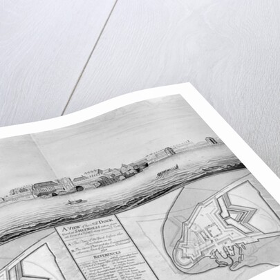 A View of His Majesty's Dockyard at Sheerness, 1698 by English School