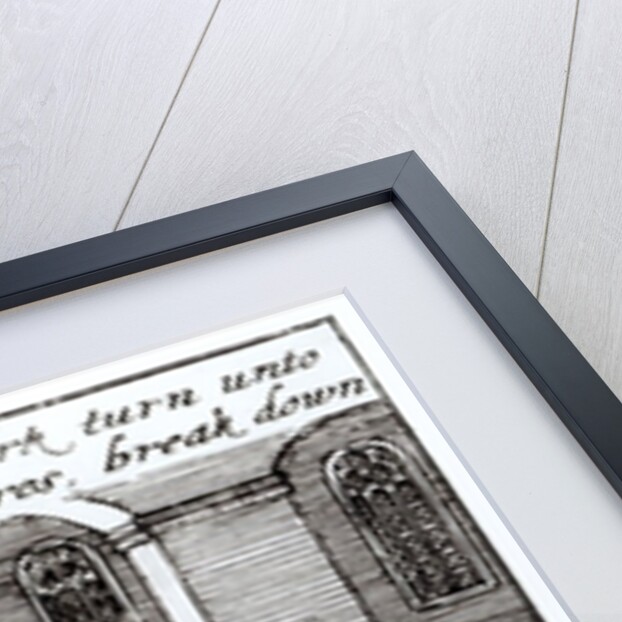 Soldiers in their Passage to York turn into Reformers, Pull down Popish Pictures, Break Down Rayles, turn Altars into Tables, 1642 by English School