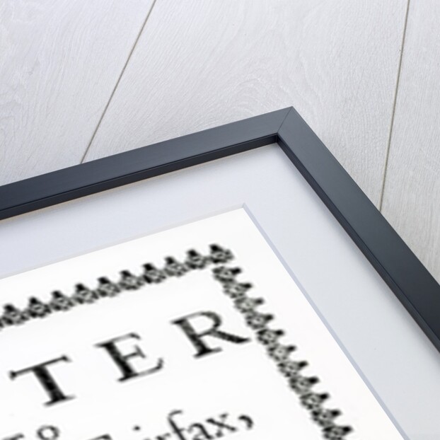 Letter to Lord Fairfax from Gerrard Winstanley on behalf of the Diggers at St. George Hill, Surrey, printed 1649 by English School