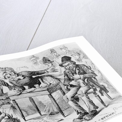 Aunt Evins on the Temperance 'Stump' by English School