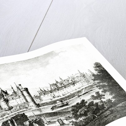 View of Saint-Germain-des-Pres and of the Pre-aux-Clercs during the reign of Charles V by (after) French School