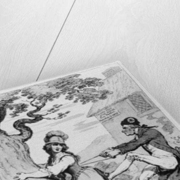 Britannia in French Stays, or Re-Form at the Expense of Constitution by James Gillray