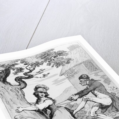 Britannia in French Stays, or Re-Form at the Expense of Constitution by James Gillray