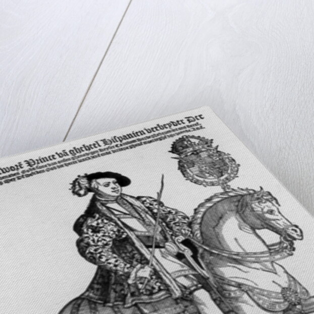 Equestrian Portrait of Philip II of Spain by German School