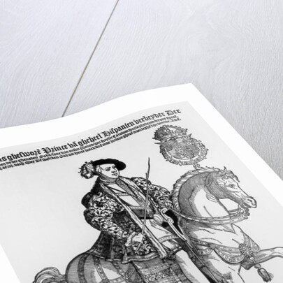 Equestrian Portrait of Philip II of Spain by German School