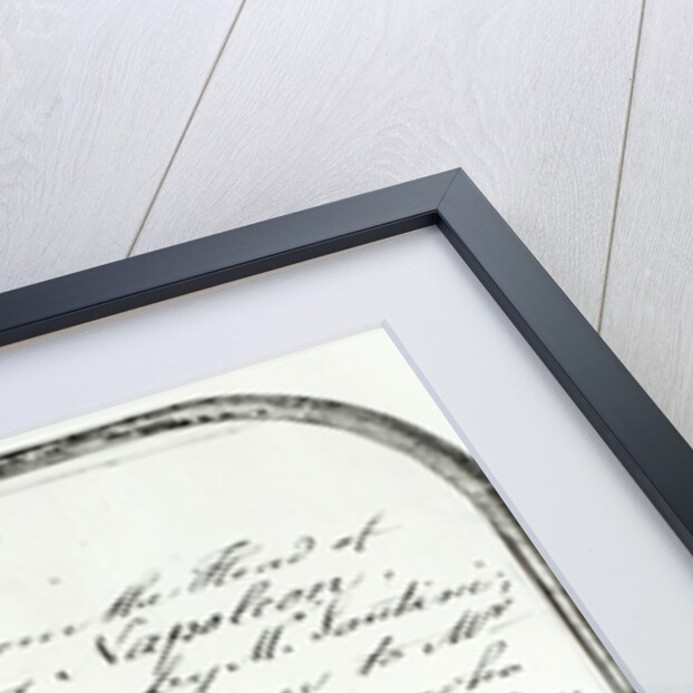 Hair cut from the head of Emperor Napoleon by Giovanni Natale Santini and given by him to William Temple Franklin, 1816 by Anonymous