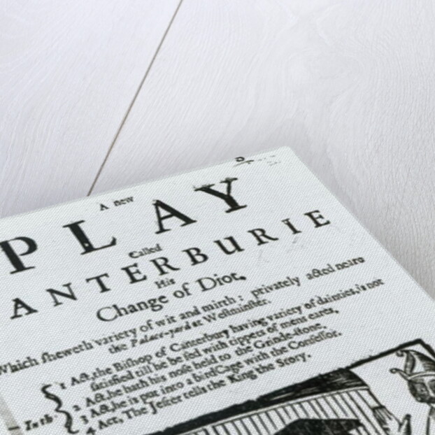 A New Play called Canterburie, 1641 by English School