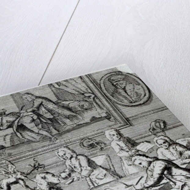 Whig Satire on Negotiations for the Treaty of Utrecht, c.1713 by English School