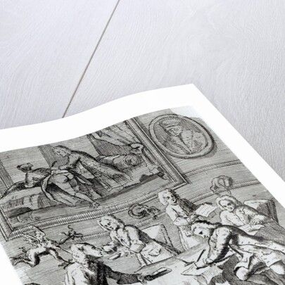 Whig Satire on Negotiations for the Treaty of Utrecht, c.1713 by English School