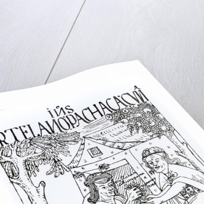 Coca Addiction by Felipe Huaman Poma de Ayala