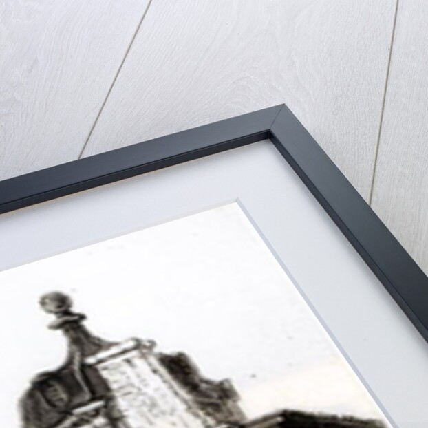 Entrance to Montague House by Robert Thomas Landells