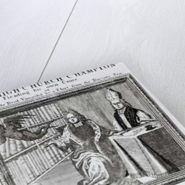 The High Church Champion, Pleading his own Cause, 1709 by English School