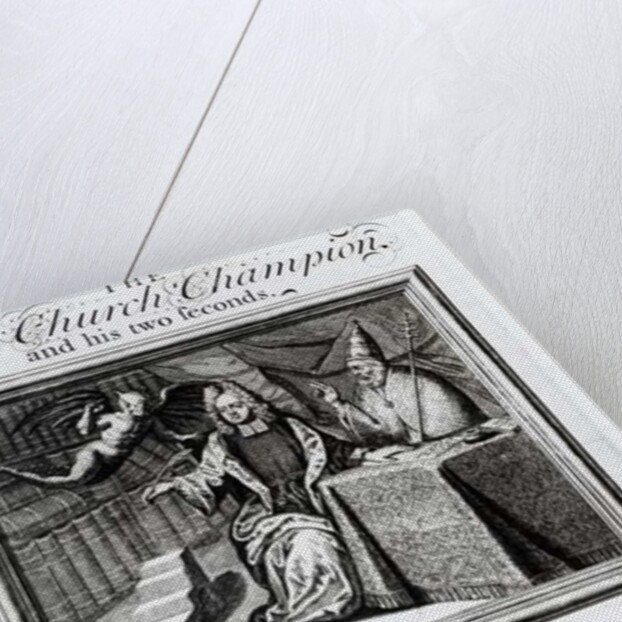 The High Church Champion and his two Seconds, 1709 by English School