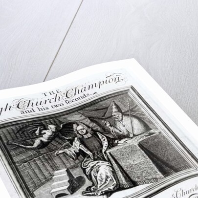 The High Church Champion and his two Seconds, 1709 by English School
