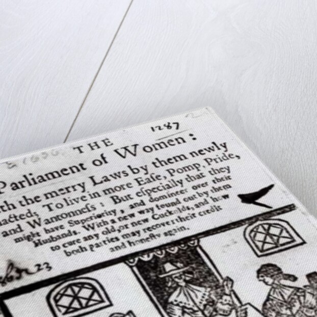 The Parliament of Women, 1656 by English School