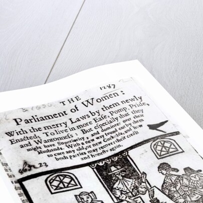The Parliament of Women, 1656 by English School