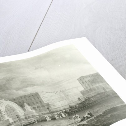 The Proposed Triumphal Arch from Portland Place to Regent's Park, 1820 by John Martin