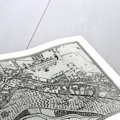 Map of Westminster from 'Speculum Britannia', 1593 by John Norden