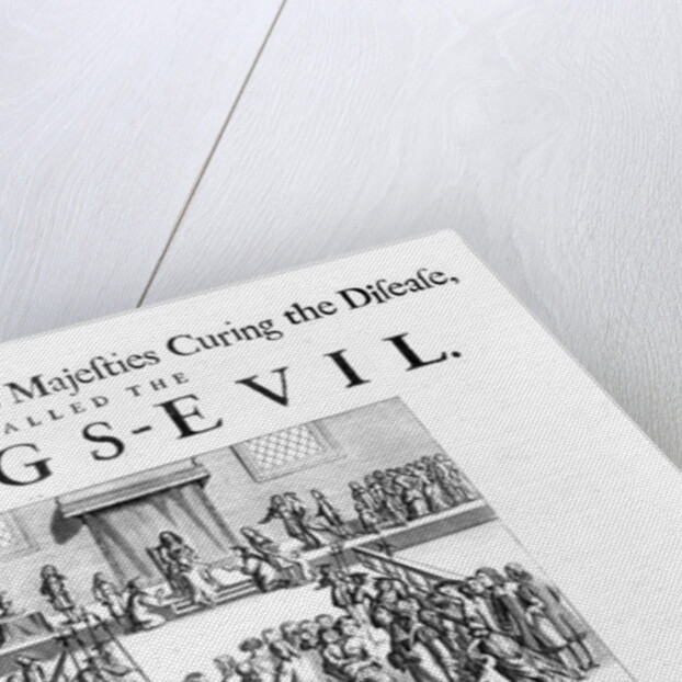 The Manner of his Majesty Curing the Disease Called the King's-Evil by English School