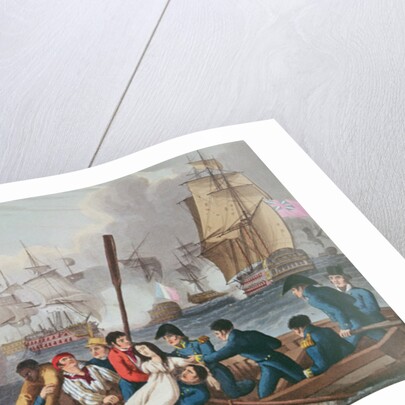 Anecdote at the Battle of Trafalgar by William Heath