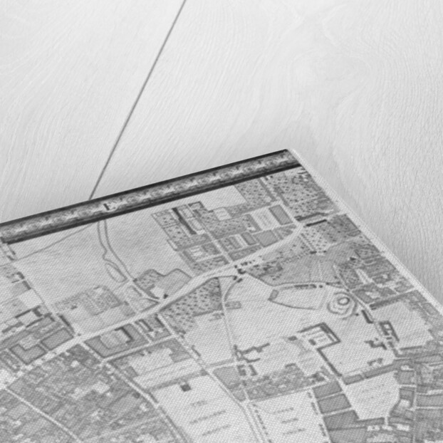 A Map of Moorfields and Hoxton, London, 1746 by John Rocque