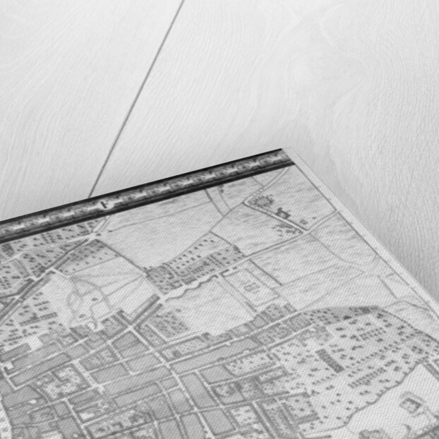 A Map of Shoreditch and Whitechapel, London, 1746 by John Rocque