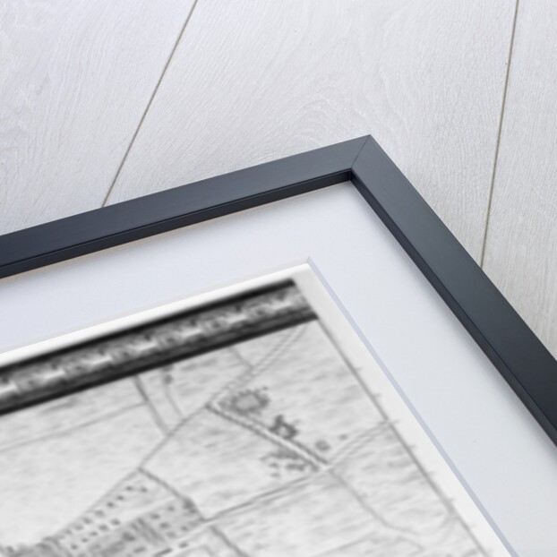 A Map of Shoreditch and Whitechapel, London, 1746 by John Rocque