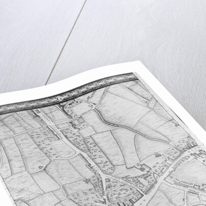 A Map of Mile End, London, 1746 by John Rocque