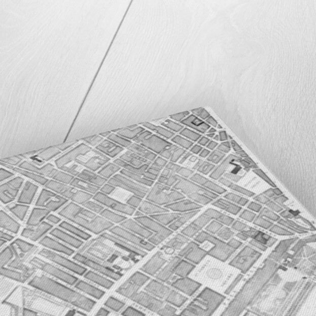 A Map of St James's, London, 1746 by John Rocque