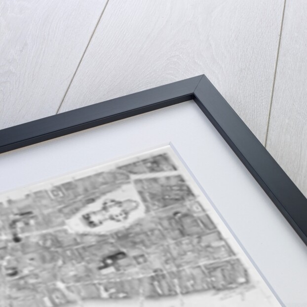 A Map of St Paul's and Bankside, London, 1746 by John Rocque