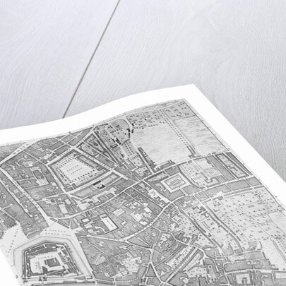 A Map of the Tower of London, 1746 by John Rocque