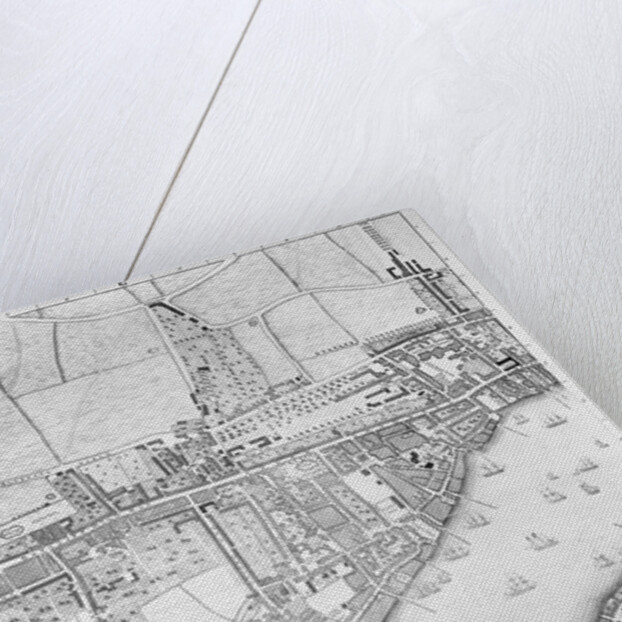 A Map of Wapping, London, 1746 by John Rocque