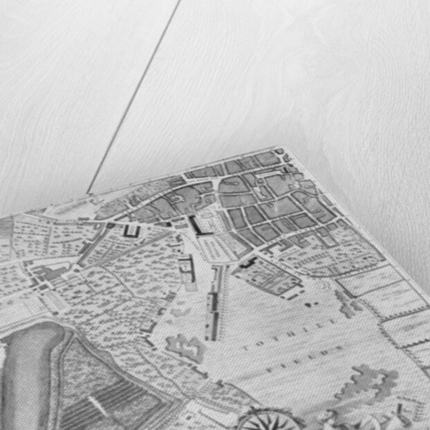 A Map of Tothill Fields, London, 1746 by John Rocque