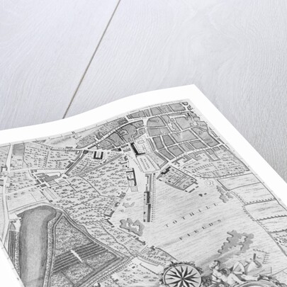 A Map of Tothill Fields, London, 1746 by John Rocque