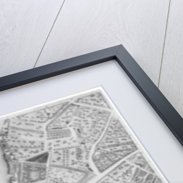 A Map of Lambeth and Vauxhall, London, 1746 by John Rocque