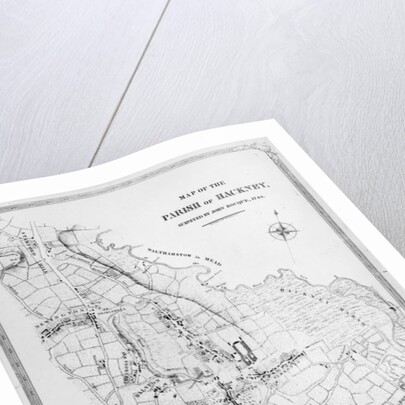 Map of the Parish of Hackney, surveyed by John Rocque 1745 by English School