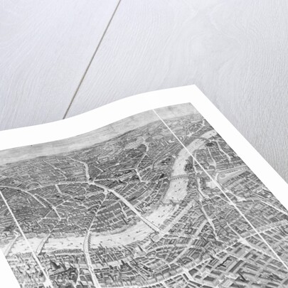 Balloon View of London, 1851 by English School