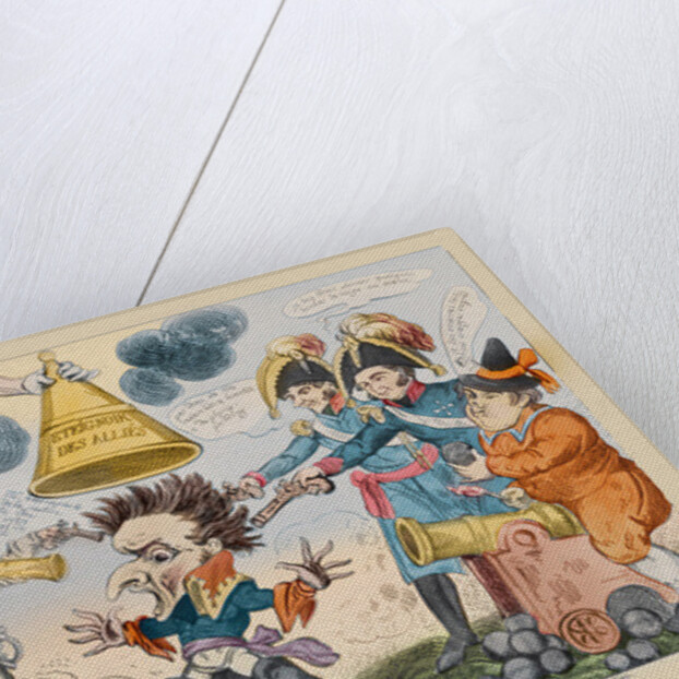 The Head of the Great Nation in a Queer Situation, 1813 by George Cruikshank