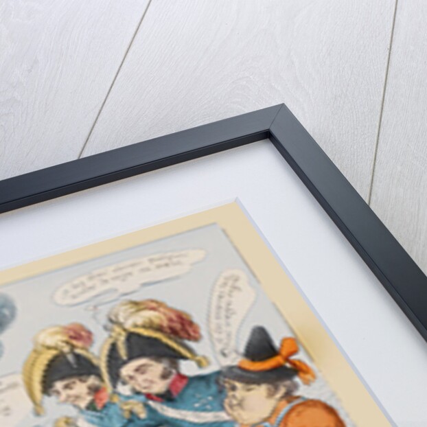 The Head of the Great Nation in a Queer Situation, 1813 by George Cruikshank