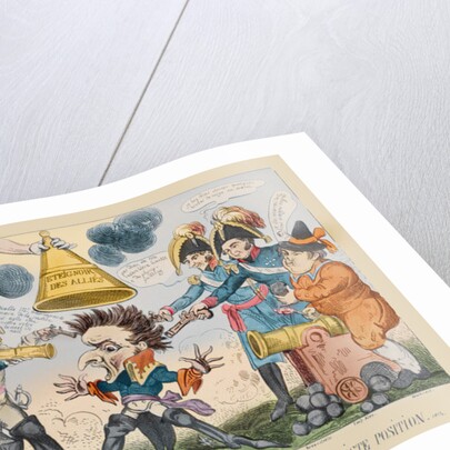 The Head of the Great Nation in a Queer Situation, 1813 by George Cruikshank