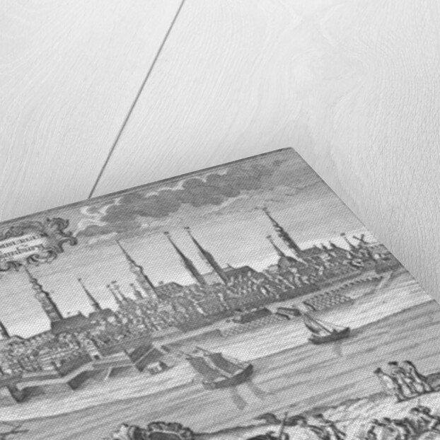 View of Hamburg, c.1710-50 by Martin Engelbrecht
