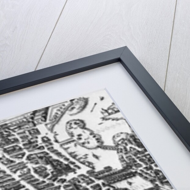 Map of Paris, 1620 by German School