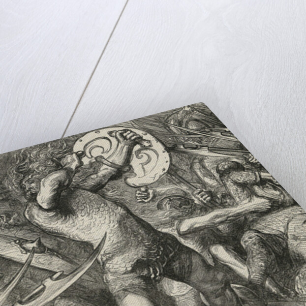 Hereward cutting his way through the Norman host by James Cooper