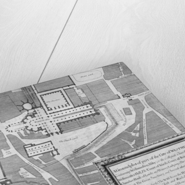 Route of James II's Coronation Procession from Westminster Hall to Westminster Abbey, 1685 by English School