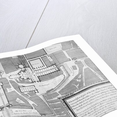 Route of James II's Coronation Procession from Westminster Hall to Westminster Abbey, 1685 by English School