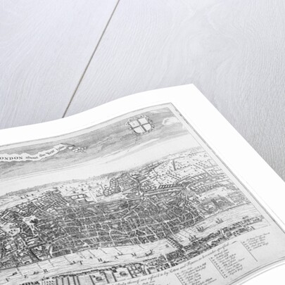 A view of London about the year 1560 by English School